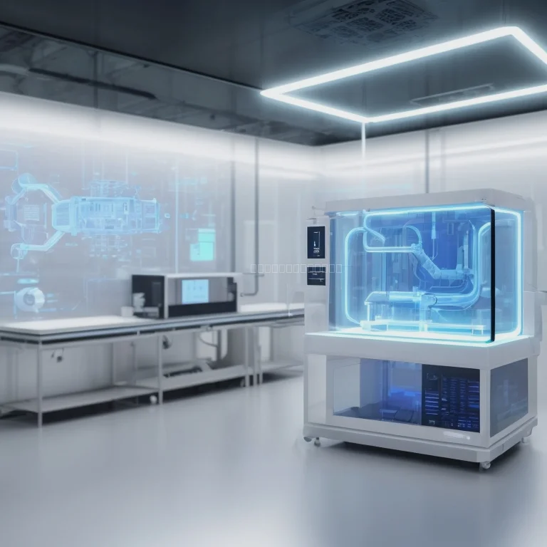 Laboratoriumsraum mit KI-gestützter Kühltechnik